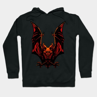 Red vampire bat Hoodie